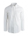 Camicia Golden Goose bianca in cotone piquet acquista online G34MP522.A1 WHITE