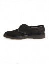 Adieu Type 1 shoe in black perforated fabric shop online mens shoes