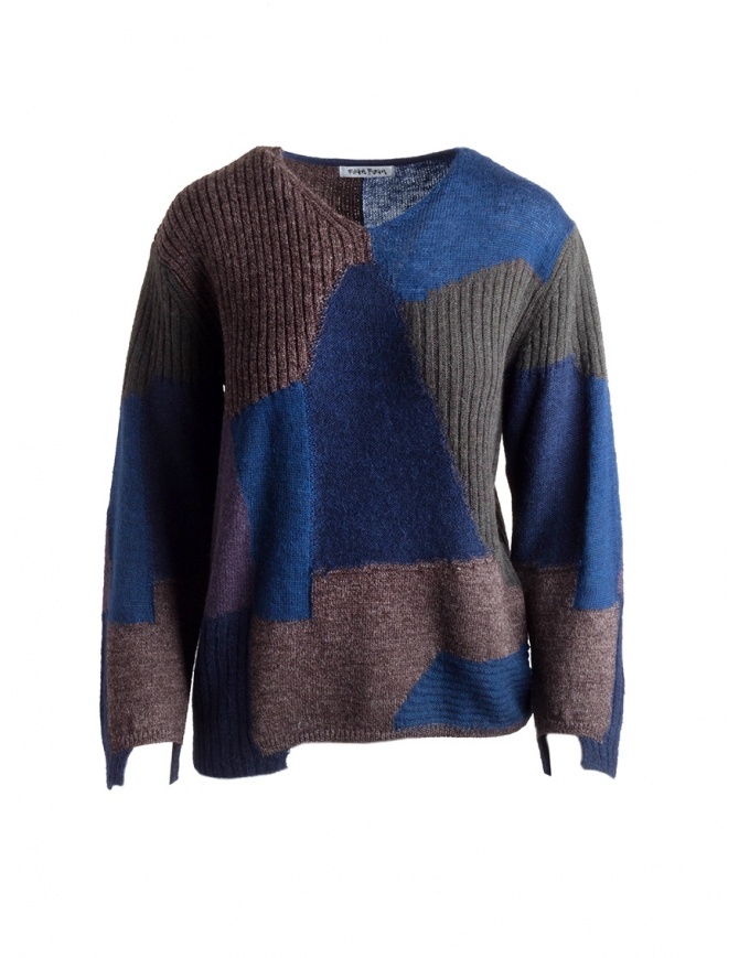 Fuga Fuga Pullover Faha blue brown gray lavander FAHA122W BLUE PULLOVER women s knitwear online shopping