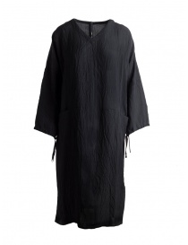 Abito Sara Lanzi a tunica nero con lacci SL SS19 04D.VI1.09 BLACK