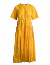 Sara Lanzi pleated long yellow dress SL SS19 01E.CO3.05 YELLOW order online
