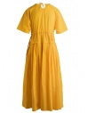 Sara Lanzi pleated long yellow dress shop online womens dresses