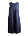 Casey Casey cotton navy blue sleeveless dress buy online 12FR252 NAVY