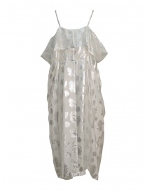 Miyao transparent white dress with shoulder straps