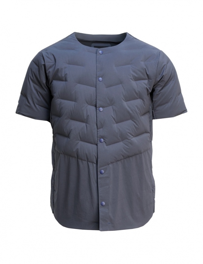 Camicia Allterrain By Descente trapuntata colore navy DAMNGC44-NVSL camicie uomo online shopping