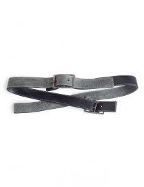 Carol Christian Poell black belt split in two parts in cow leather