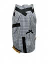 Kolor skirt with blue white black checkered pattern shop online womens skirts