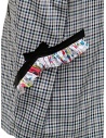 Kolor skirt with blue white black checkered pattern 19SCL-S04154 BLUE CHECK buy online