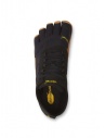 Vibram Fivefingers black shoes brown sole 18M-W7401 V-TREK FIVEFINGERS price