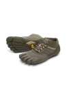 Vibram Fivefingers V-TREK men's army green and grey shoes buy online 18M-W7402 V-TREK FIVEFINGERS