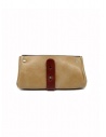 Delle Cose bordeaux and beige calf leather wallet shop online wallets