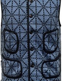 Kapital vest blue and black with pockets price