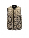 Kapital vest beige and black with pockets buy online K1810SJ092 ECRU