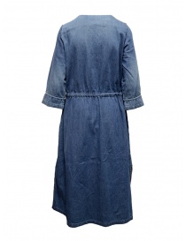 Kapital indigo long dress with golden buttons buy online
