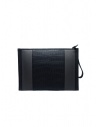 Tardini alligator leather and carbon fiber envelope bag shop online bags