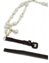 As Know As necklace with white pearls black buckle shop online jewels