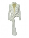 Marc Le Bihan knotted white jacket buy online 2200 WHITE