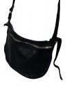 Guidi black horse leather fanny pack Q10M SOFT HORSE FULL GRAIN BLKT buy online