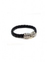 ElfCraft bracelet black leather Smith cross 219.04.64.10 buy online
