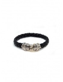 ElfCraft bracelet black leather Smith cross 219.04.64.10 order online