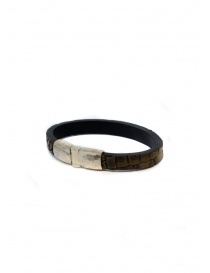 ElfCraft bracelet Plain brown crocodile price