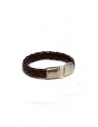 ElfCraft Plain bracelet in brown leather DF219.000.13FAC price