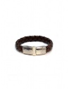 ElfCraft Plain bracelet in brown leather buy online DF219.000.13FAC
