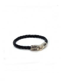 Elfcraft bracelet Love Me Hate Me in black leather DF219.FIRST.07FAC order online