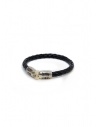 Elfcraft bracelet Love Me Hate Me in black leather DF219.FIRST.07FAC buy online