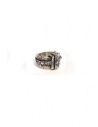 ElfCraft faceted silver rectangular ring buy online 802.135.14FAC