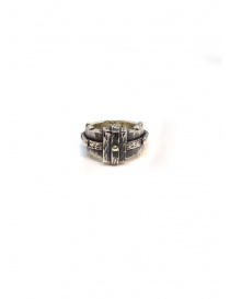 ElfCraft faceted silver rectangular ring