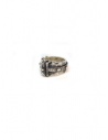 ElfCraft faceted silver rectangular ring 802.135.14FAC price