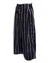 Kapital navy striped cropped trousers shop online womens trousers