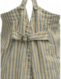 Kapital beige and light blue striped salopette womens trousers buy online