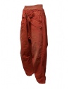 Pantaloni Kapital rossi con fibbiashop online pantaloni uomo