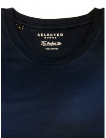 Selected Homme dark sapphire blue simple t-shirt price