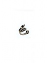 Guidi spiral ring with squares in silver buy online G-AN07 SILVER 925 BLKT