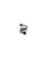 Guidi spiral ring with squares in silver shop online jewels