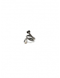 Guidi spiral ring with squares in silver price