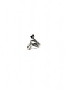 Guidi spiral ring with squares in silver G-AN07 SILVER 925 BLKT price