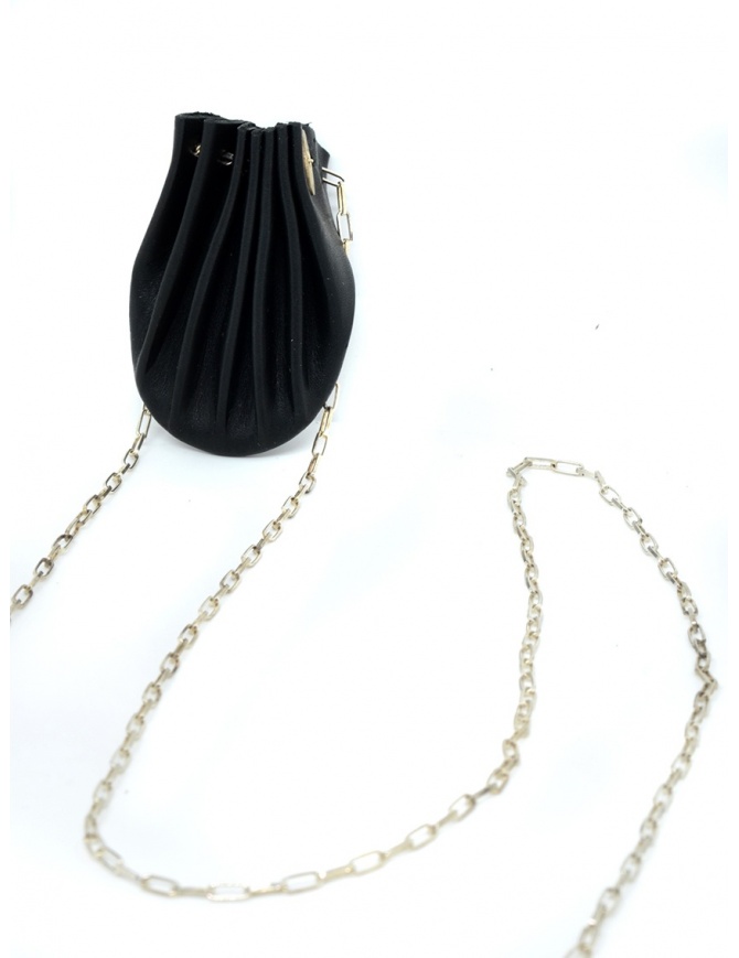 Collana M.A+ conchiglia nera in pelle A-B712 VA 1.0 BLACK preziosi online shopping