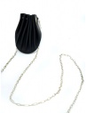 M.A+ black leather shell necklace buy online A-B712 VA 1.0 BLACK