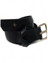 M.A+ black belt with turn-up and perforated crosses buy online ED2E GR 3.0 BLACK