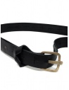 M.A+ black belt with turn-up and perforated crosses shop online belts