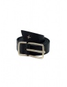 Cintura M.A+ nera con croci traforateshop online cinture