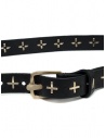 M.A+ black belt with silver crosses shop online belts