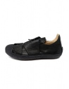M.A+ sneaker in black leather with rough sole shop online mens shoes