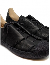 Sneaker M.A+ in pelle nera con suola ruvida calzature uomo acquista online