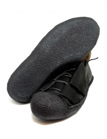 M.A+ sneaker in black leather with rough sole mens shoes price