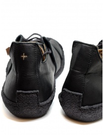 Sneaker M.A+ in pelle nera con suola ruvida acquista online prezzo